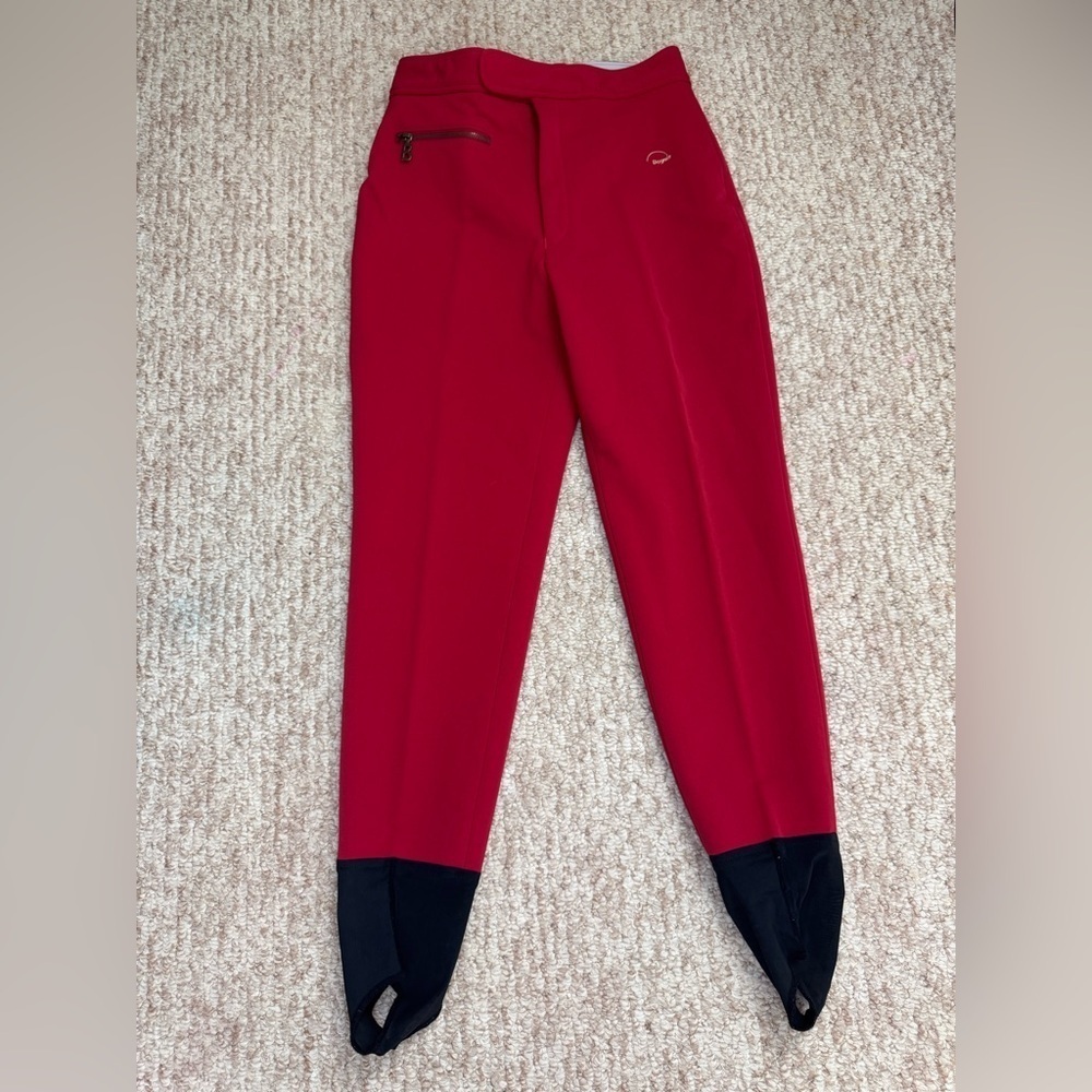 Bogner Red and Gray Pants
